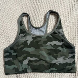 Victoria's Secret Green Camo Sports Bra